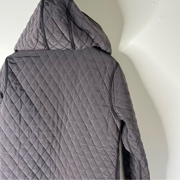 Garnet Hill Essential Quilted Car Coat Sz 14 - Picture 15 of 16